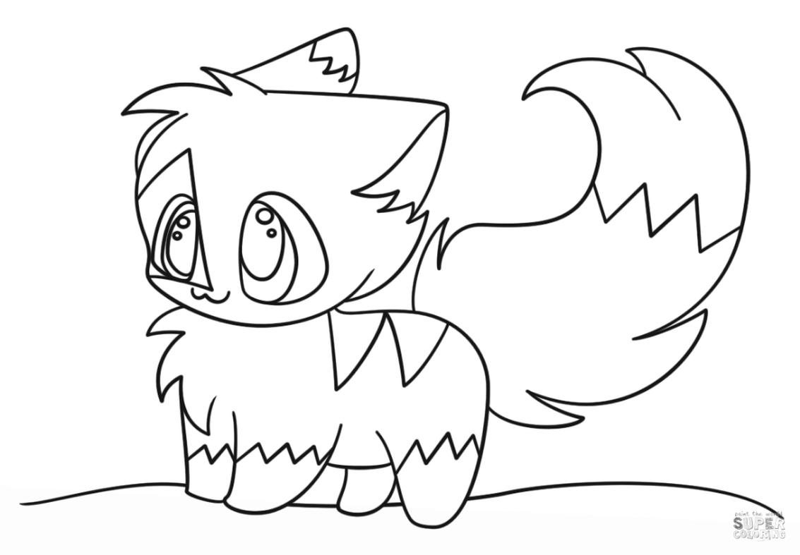 Get this kawaii cute animal coloring pages
