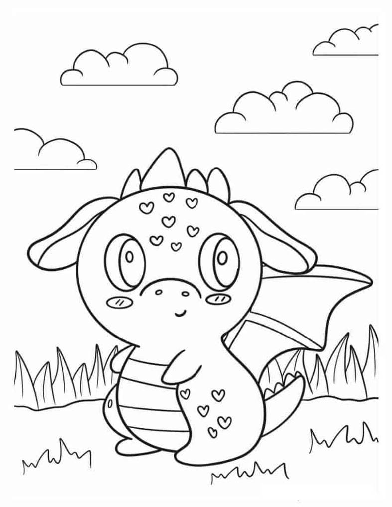 Dragon coloring pages by coloringpageswk on