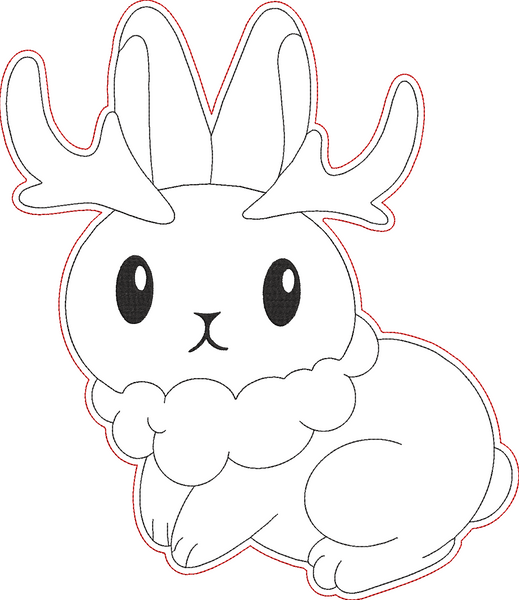 Cute cryptid coloring dolls