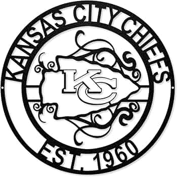 Party animal nfl kansas city chiefs laser cut metal sign street signs