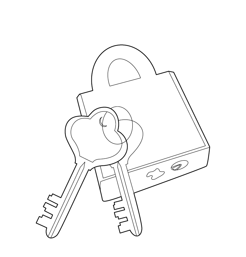 Simple drawing page for kids free colouring book for children â monkey pen store