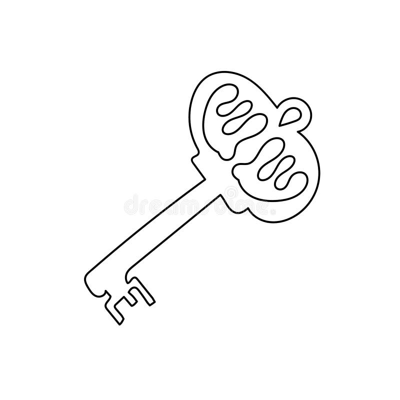 Key coloring page stock illustrations â key coloring page stock illustrations vectors clipart