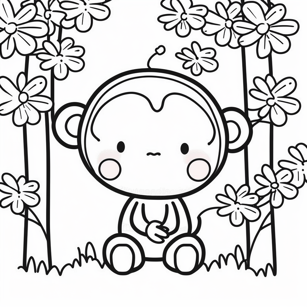 Ai midjourney prompt for kids animal coloring page â the ai prompt shop