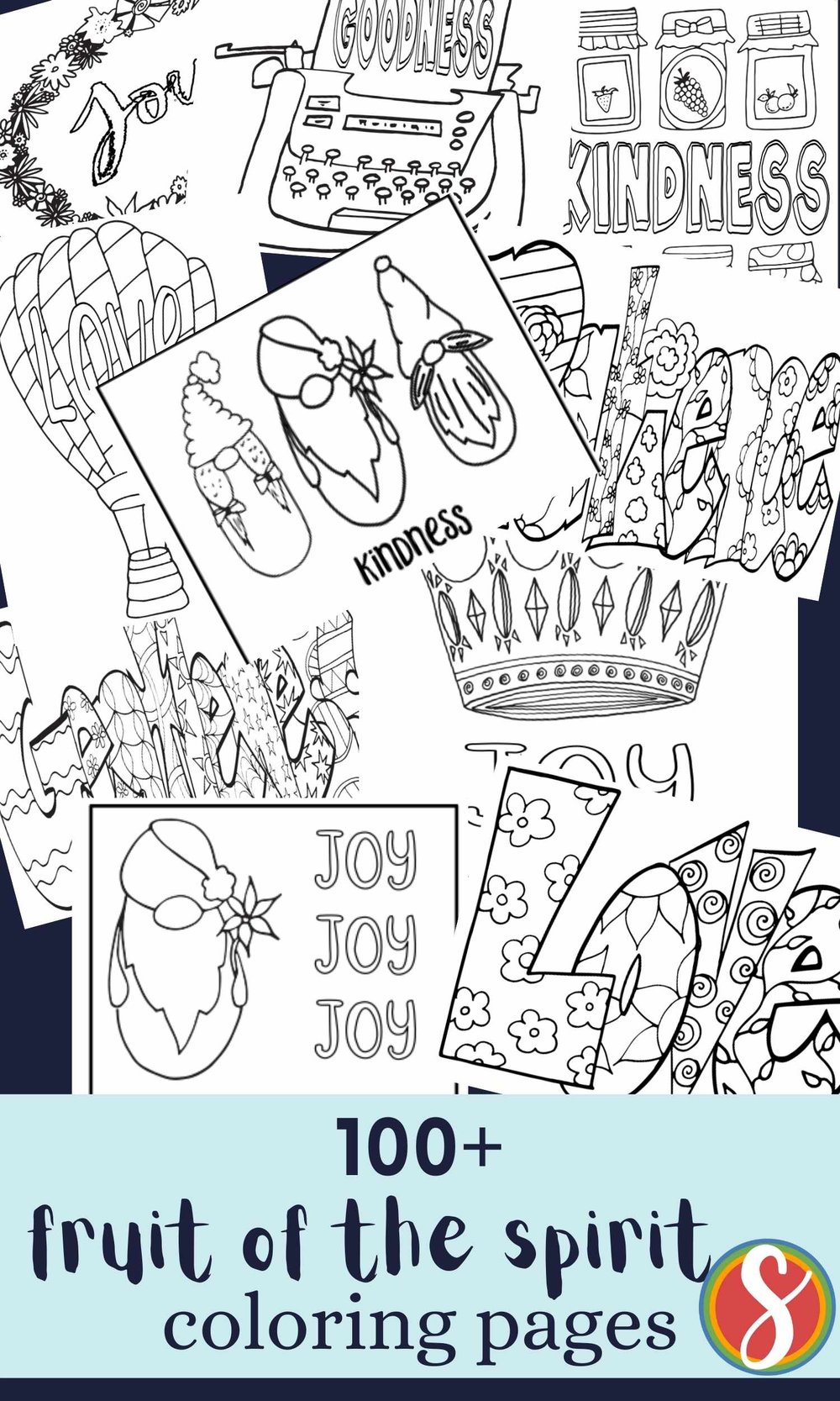 Christian coloring pages â stevie doodles