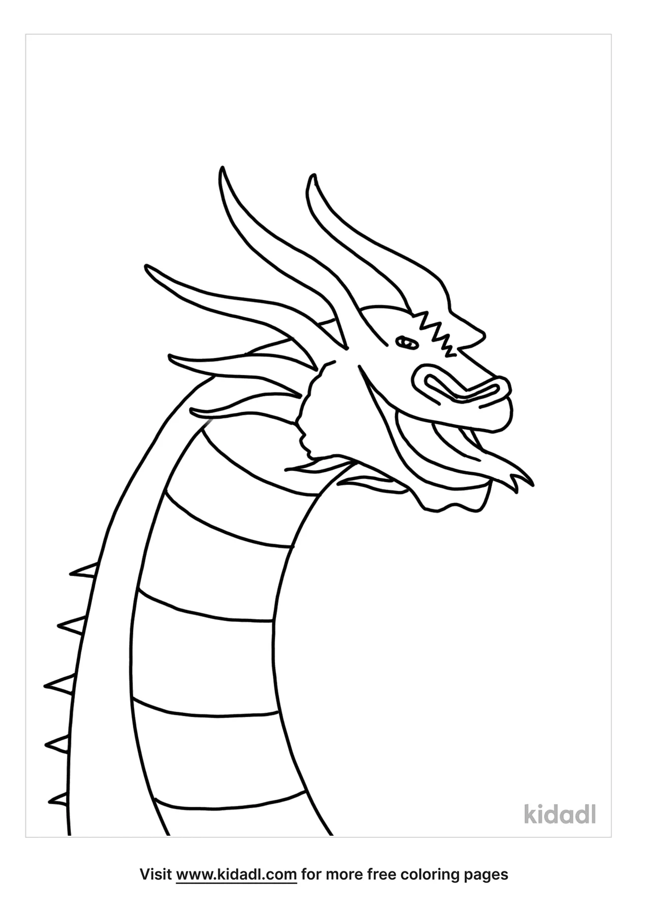 Free king ghidorah coloring page coloring page printables