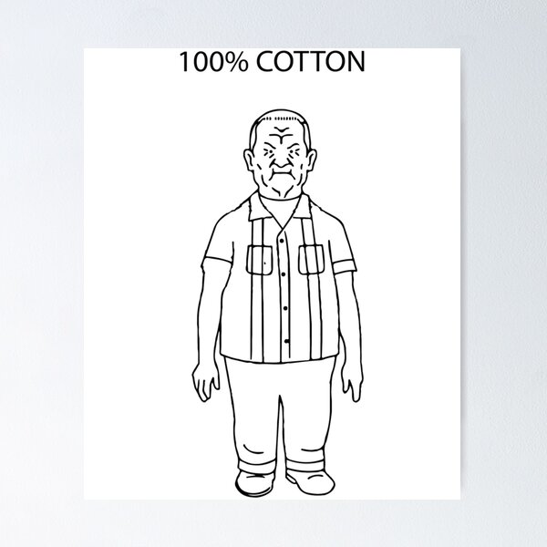 Cotton funny poster for sale by alegley