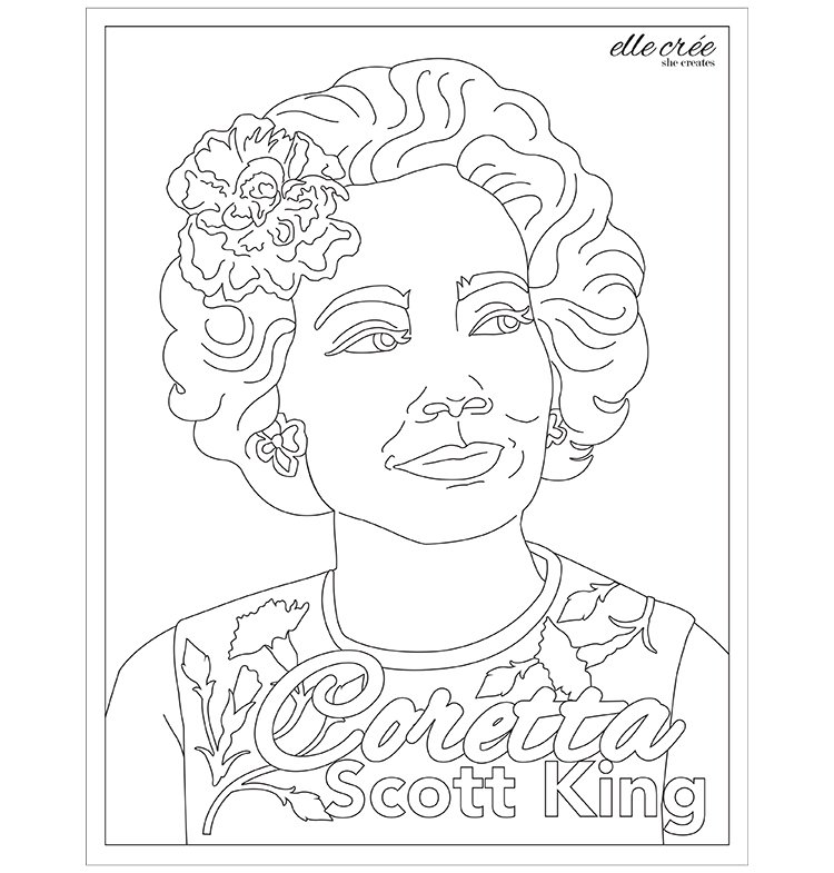 Free coloring pages for adults â elle crãe she creates