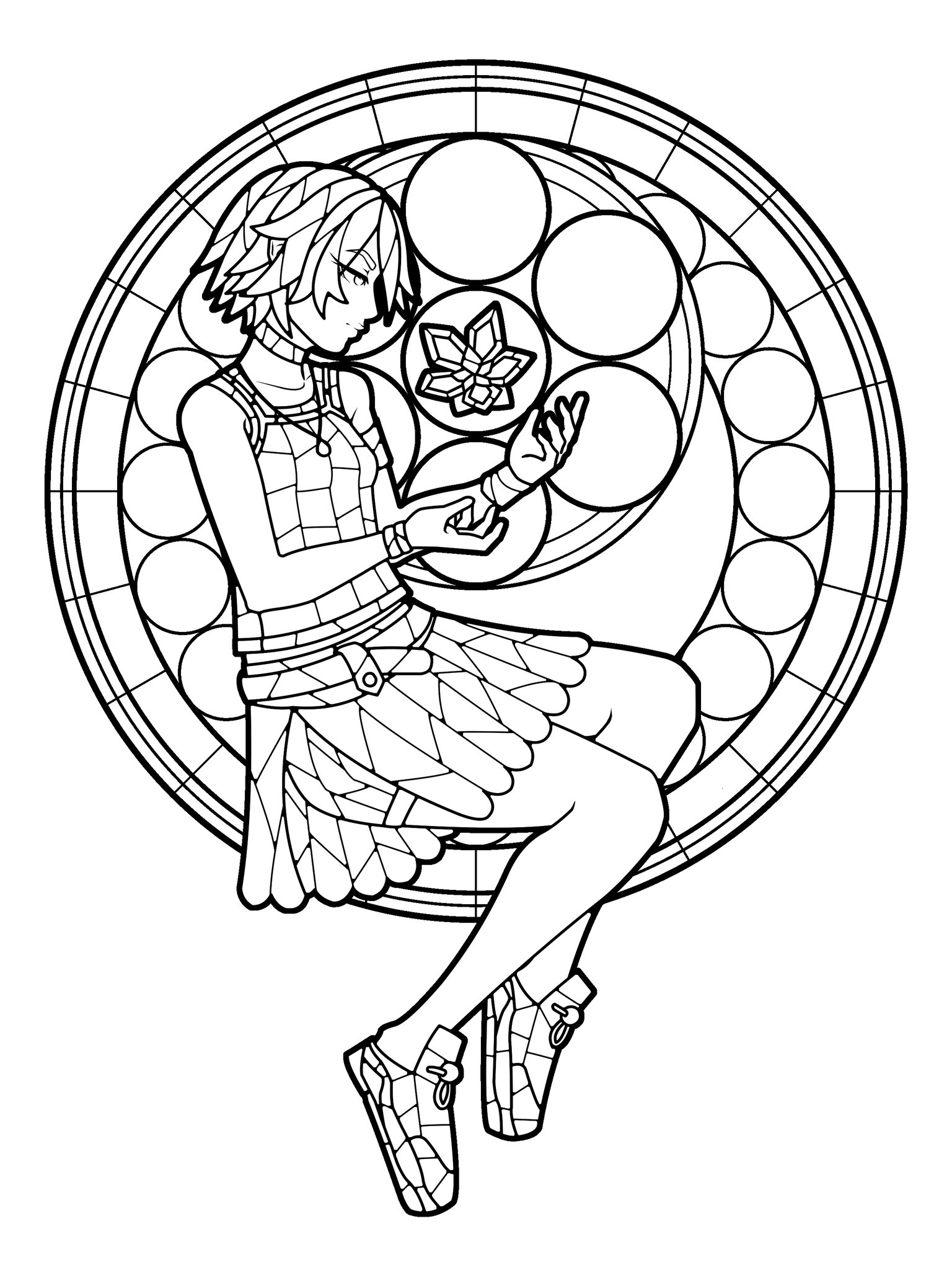 Blank slate a kingdom hearts coloring book on x â in celebration of mom dropping we have a kairi freebie from mariejaegerchen use colortheblankslate to show off the finished product â httpstcoyvwtgzw