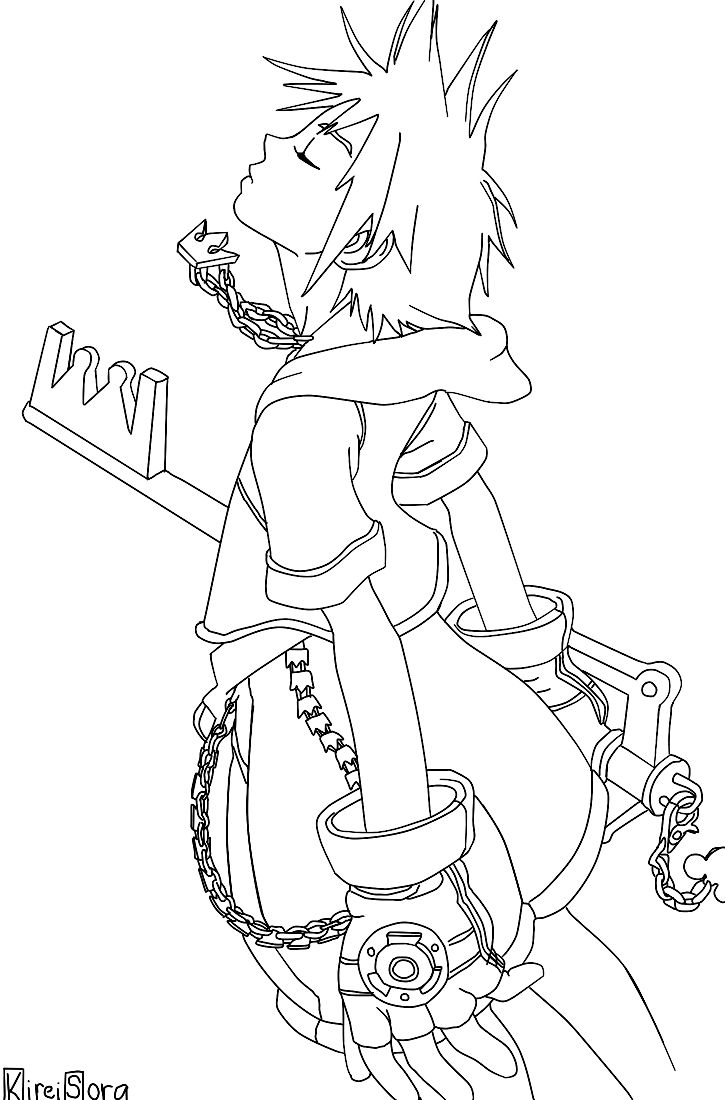 Sora from kingdom hearts