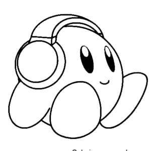 Kirby coloring pages printable for free download