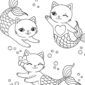 Kawaii kitties coloring color super