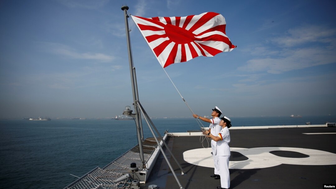 Flag fuels south korean anger at japan