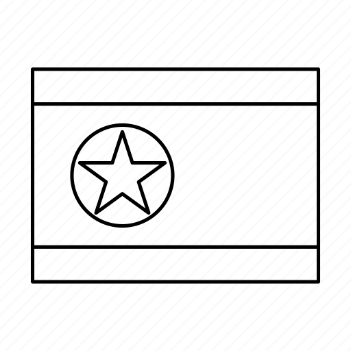 Country flags nationality north korea north korean flag political world icon