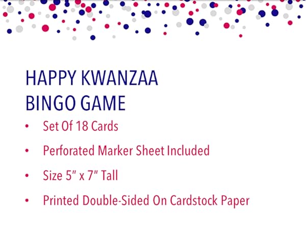 Big dot of happiness happy kwanzaa