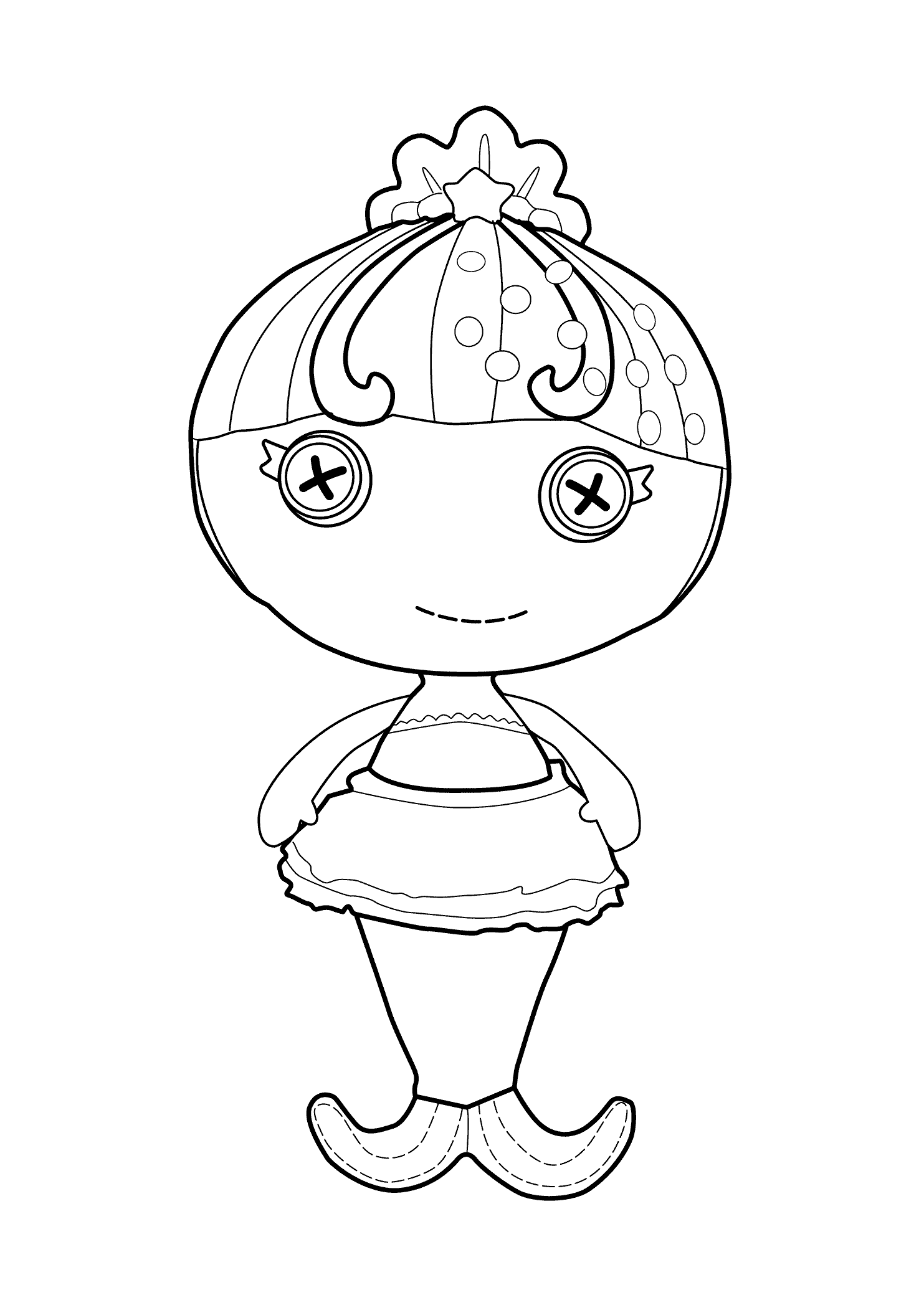 Doll coloring pages