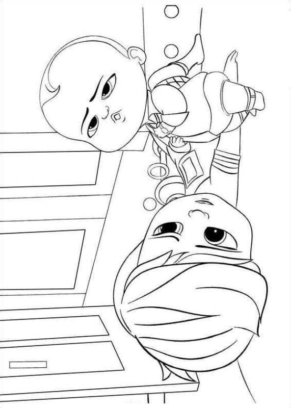 The boss baby coloring pages by coloringpageswk on