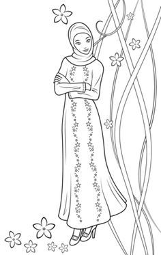 Fulla doll coloring page coloring pages ramadan kids cute coloring pages