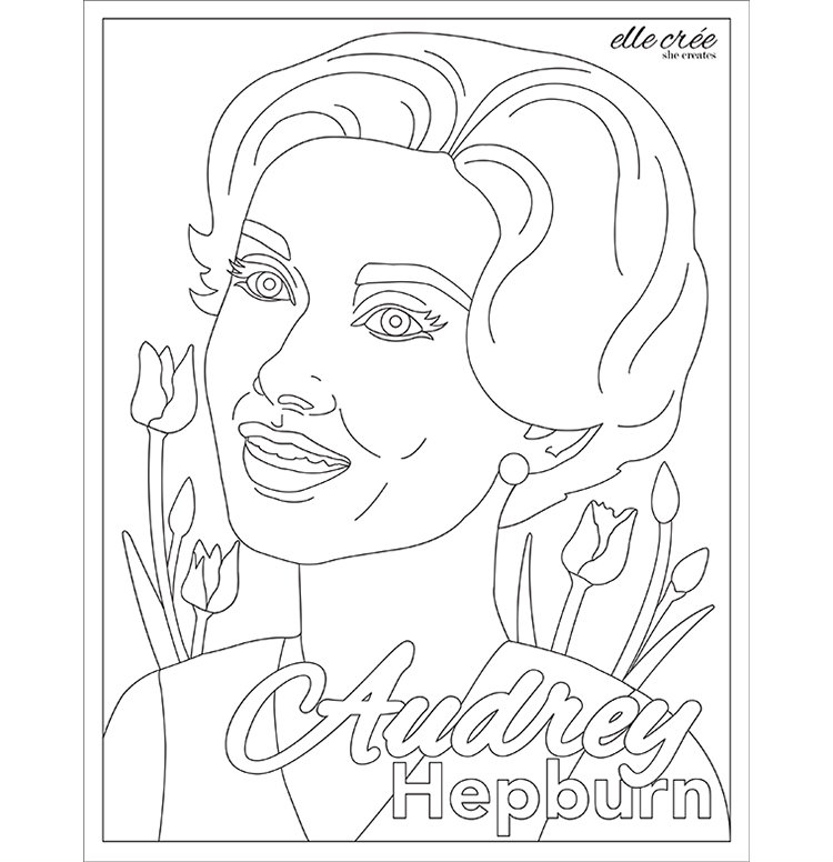 Free coloring pages for adults â elle crãe she creates
