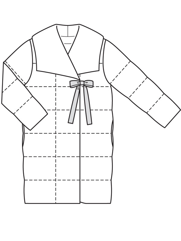 Quilted coat toile â catherine dazes