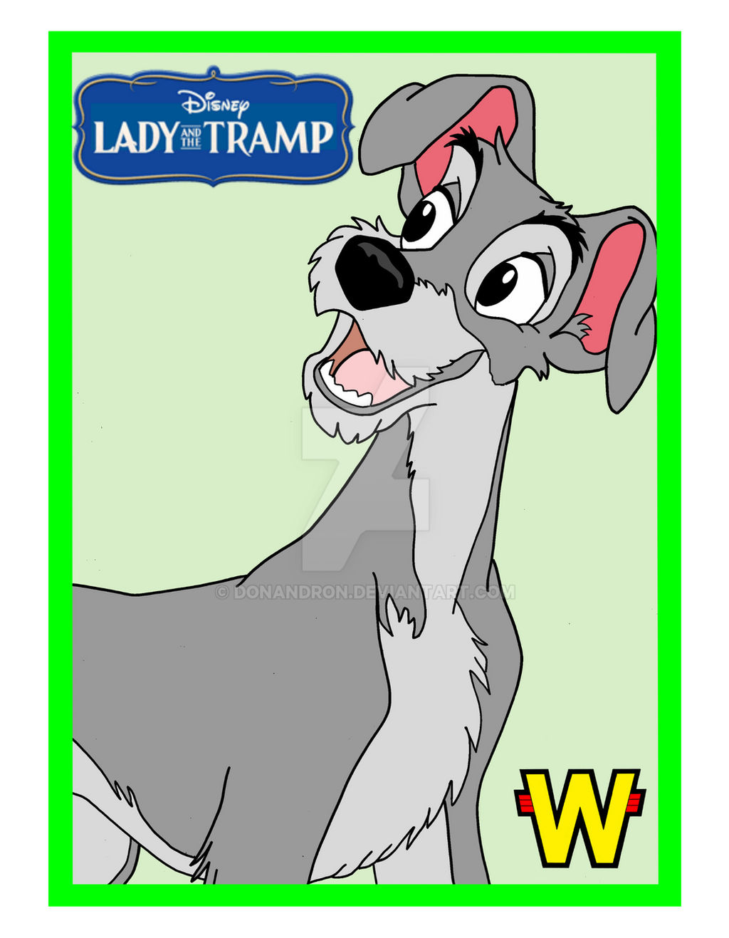 Tramp from lady and the tramp by donandron on