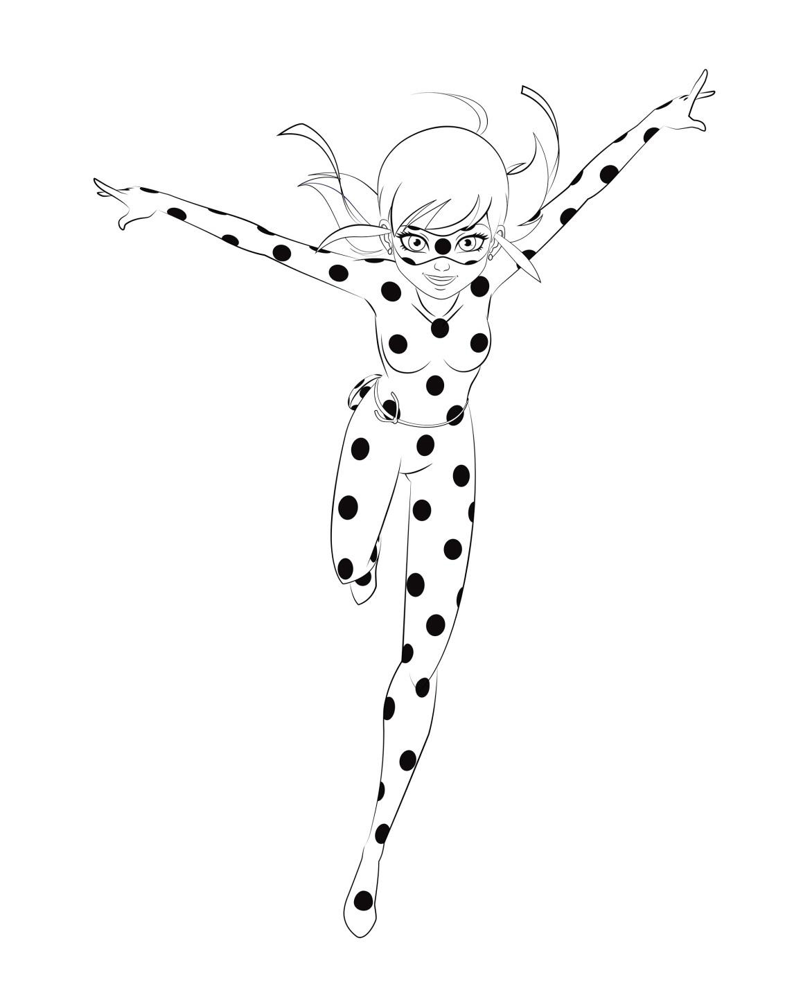 Miraculous ladybug coloring pages