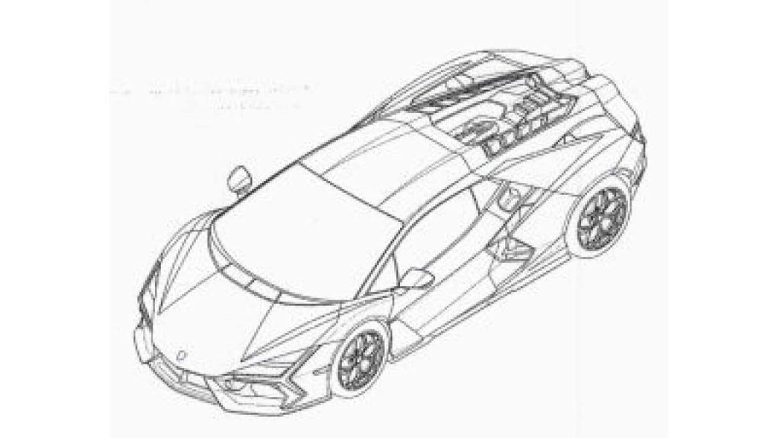 This is what lamborghini aventador replacement will look like ht