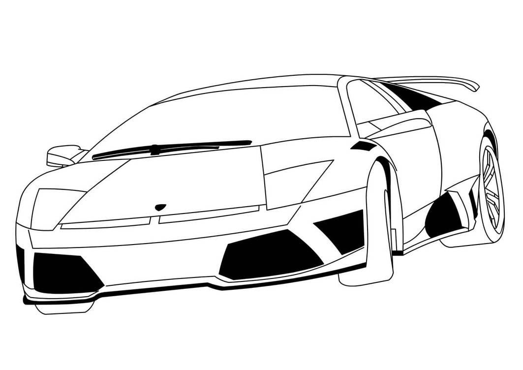 Lamborghini coloring pages by coloringpageswk on