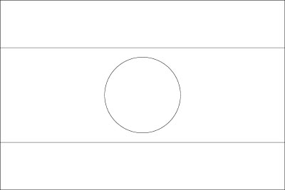 Coloring page for the flag of laos