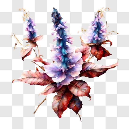 Larkspur flower png