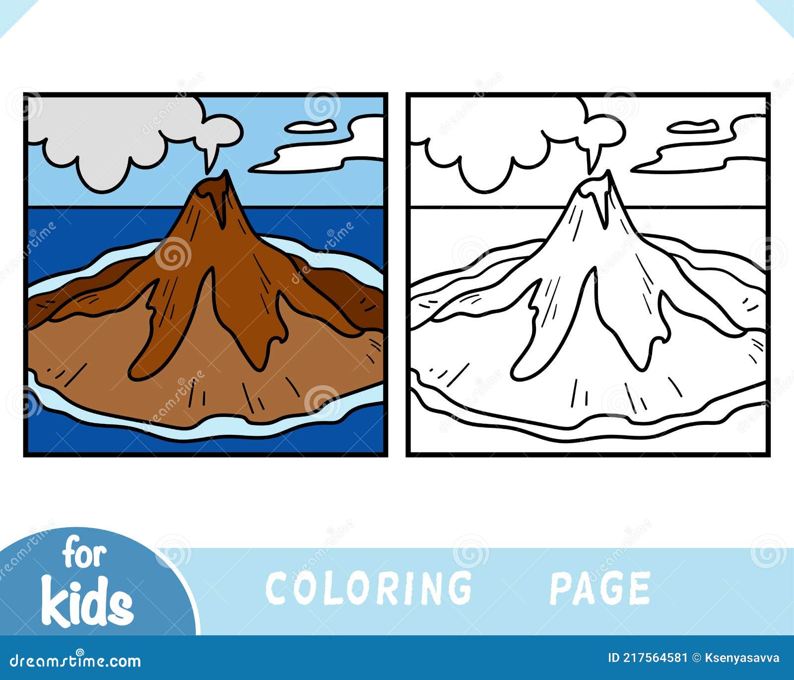 Lava coloring page stock illustrations â lava coloring page stock illustrations vectors clipart