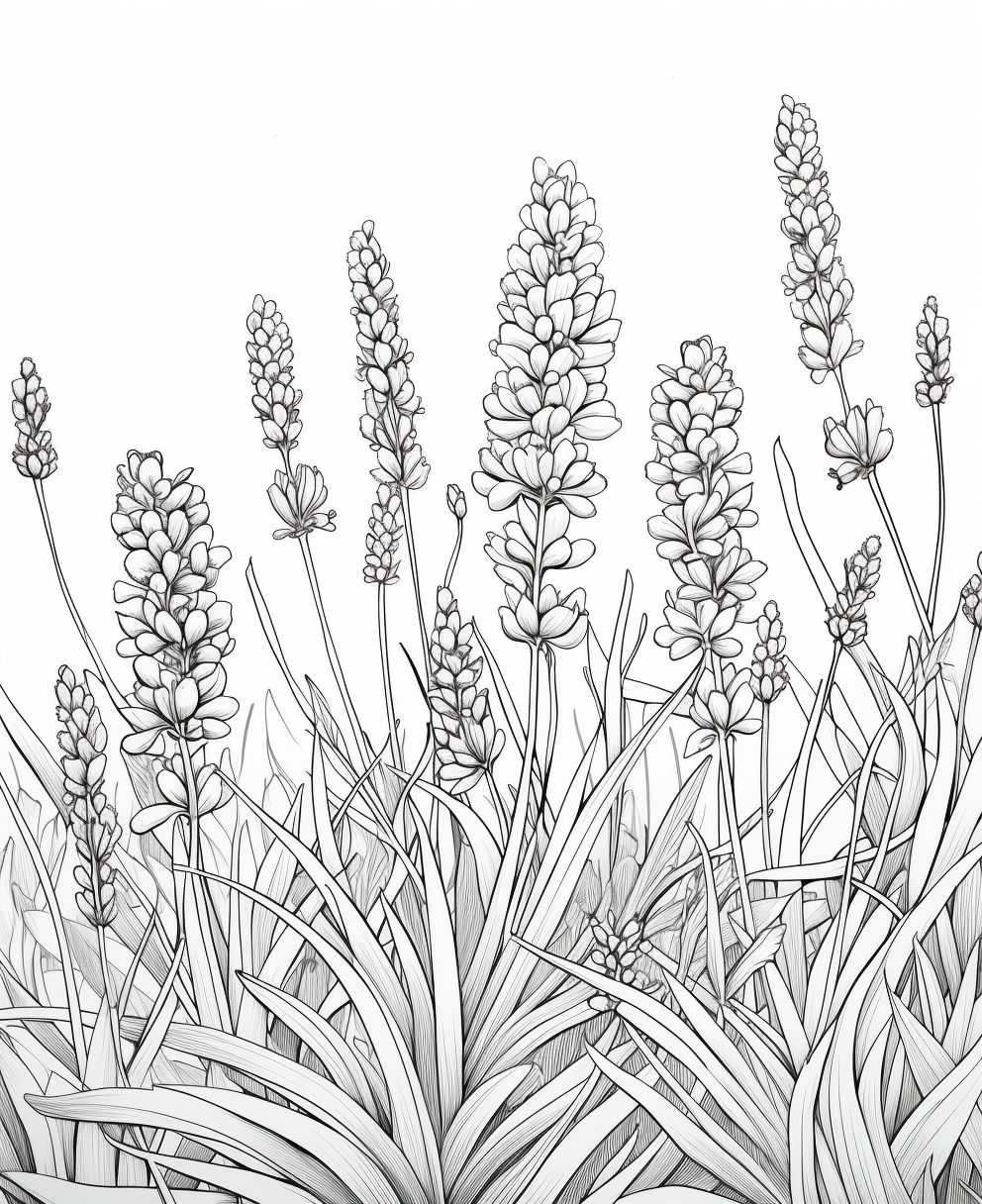 Lavender coloring books for children coloring pages