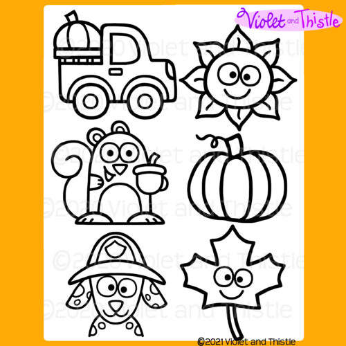 Directed drawing october fall pumpkin truck leaf squirrel dog learn how to draw step by step guide made by teachers