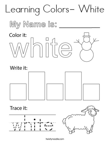 Learning colors