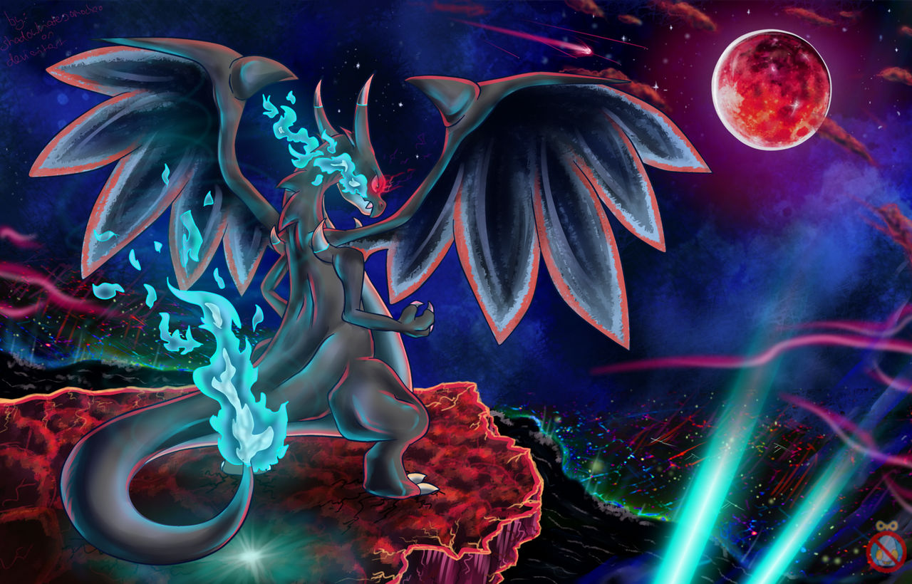 Pokemon mega evolution charizard coloring pages me by zaend on