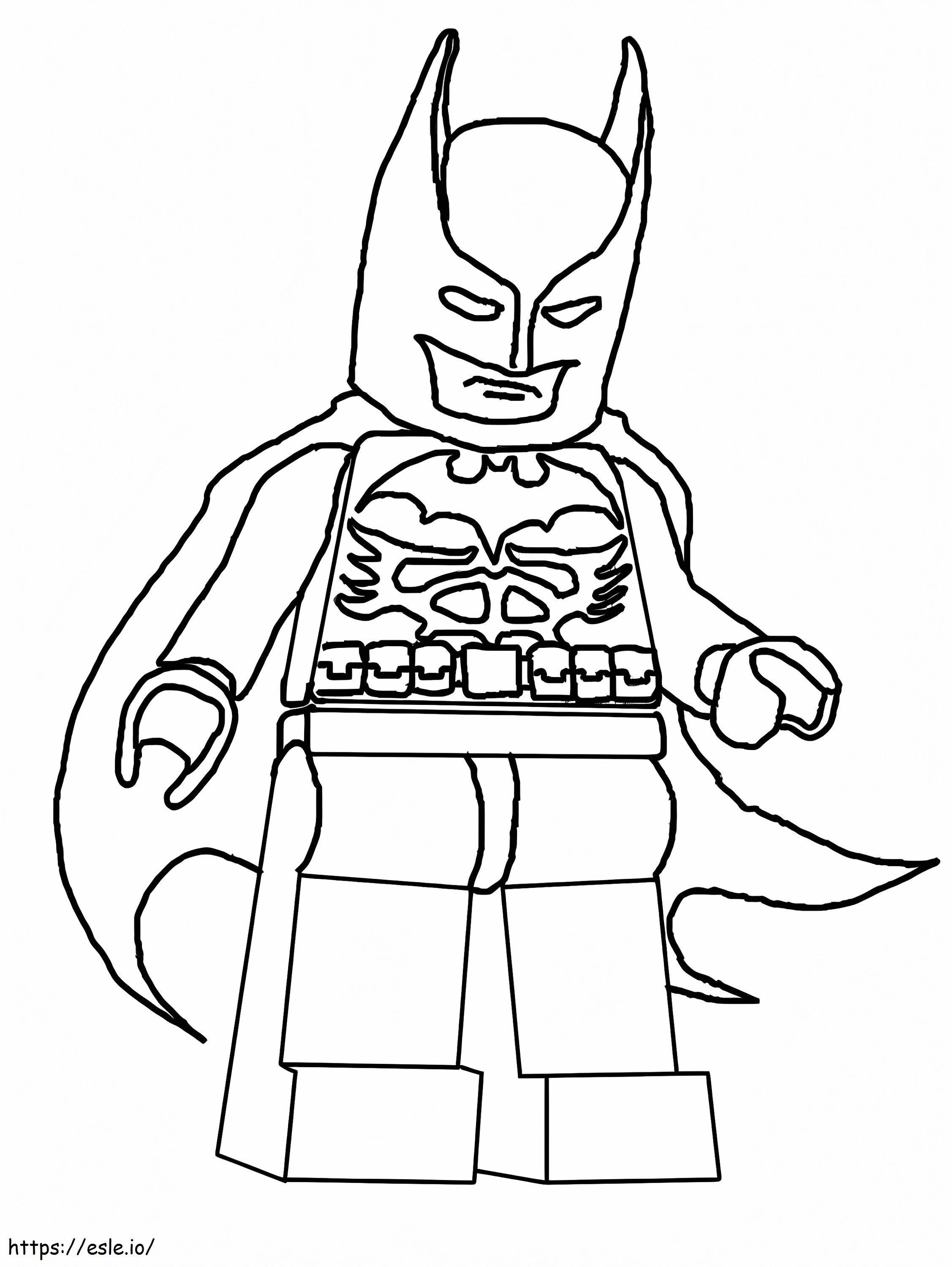Awesome lego batman coloring page