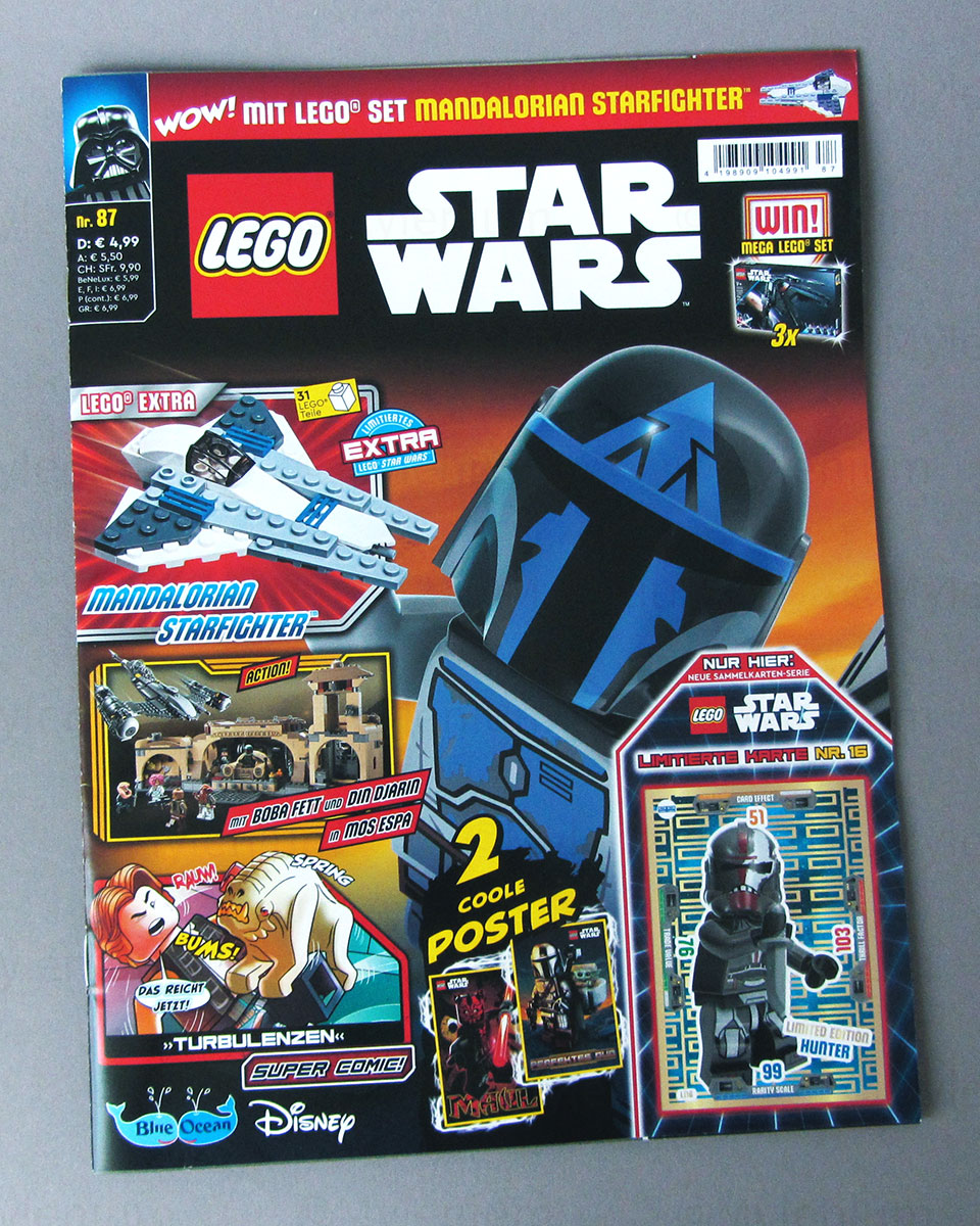 Mandalorian blue â lego star wars magazine september myleniums brick corner