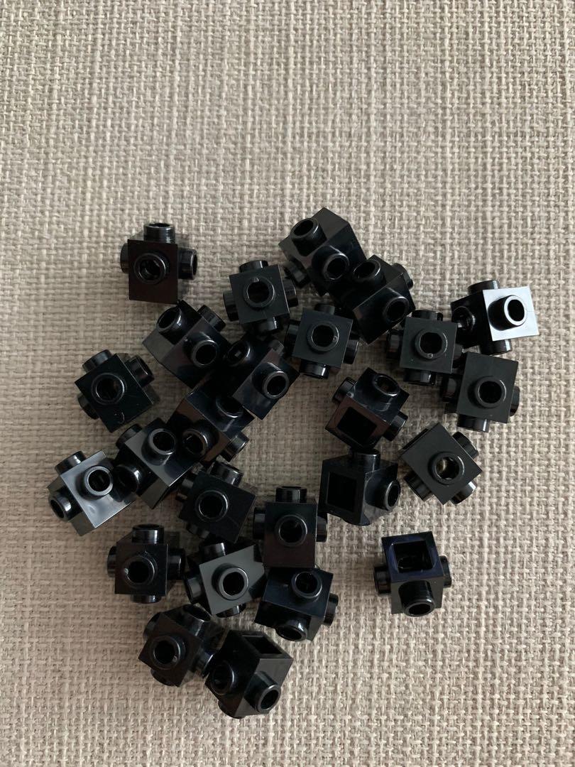 Lego parts black brick x modified studs on sides hobbies toys toys games on