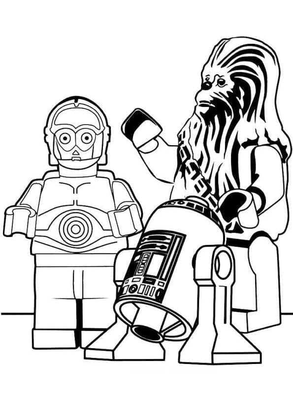 Lego star wars coloring pages