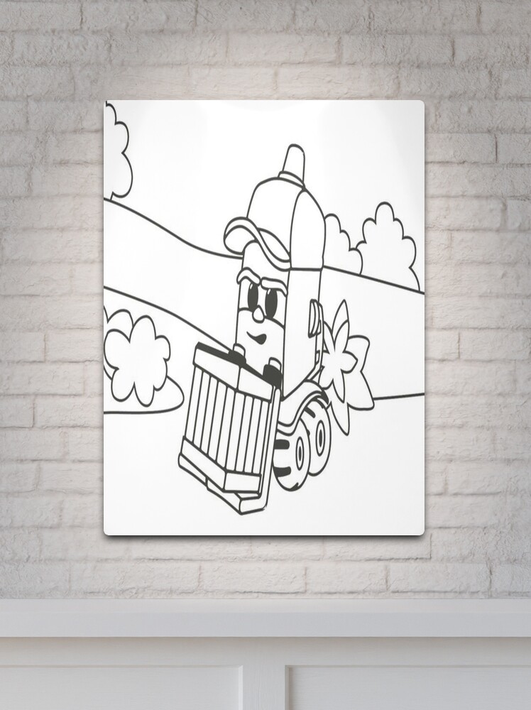Leo the truck metal print for sale by blackisle
