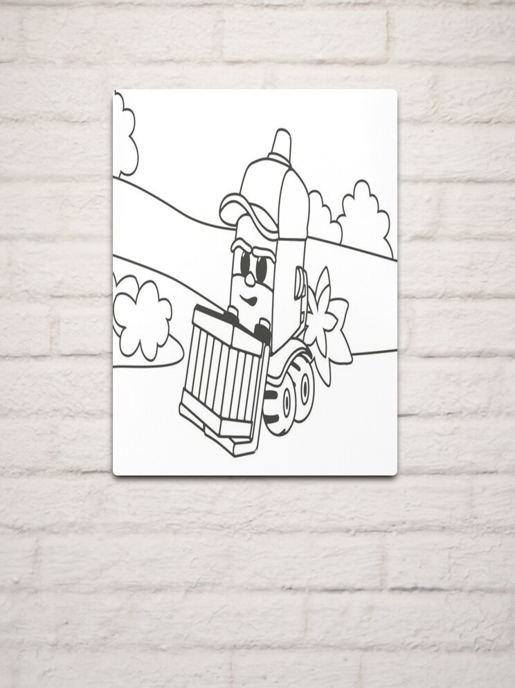 Leo the truck metal print for sale by blackisle