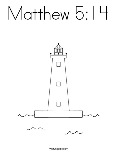 Matthew coloring page