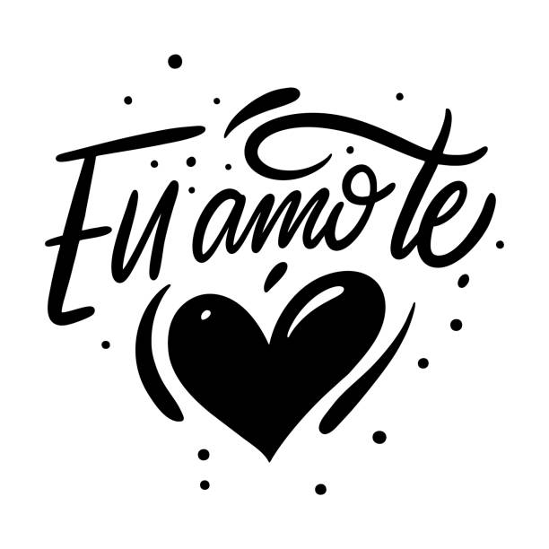 Te amo spanish stock illustrations royalty