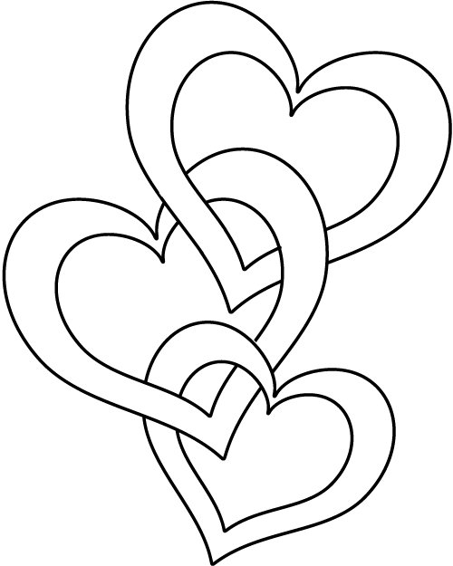 The site hearts coloring pages free and downloadable