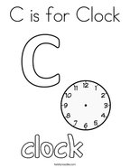Letter c coloring pages