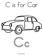 Letter c coloring pages