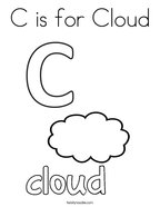 Letter c coloring pages