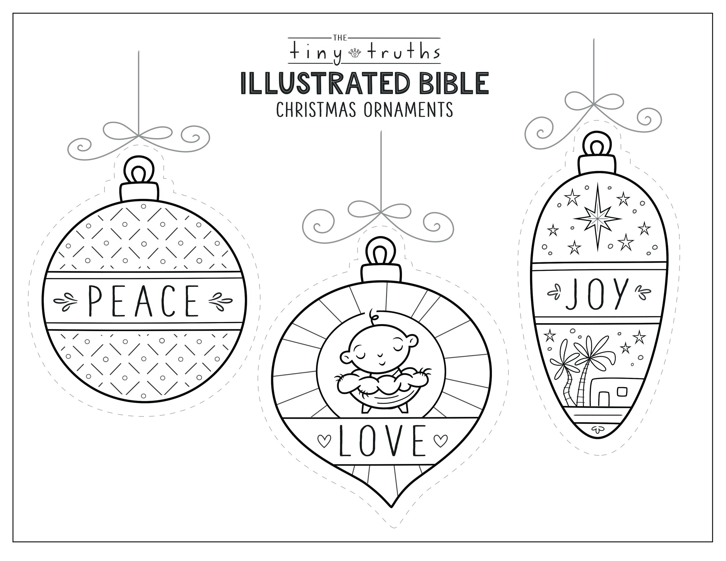 Tiny truths illustrated bible christmas coloring and crafts â tiny truths illustrated bible