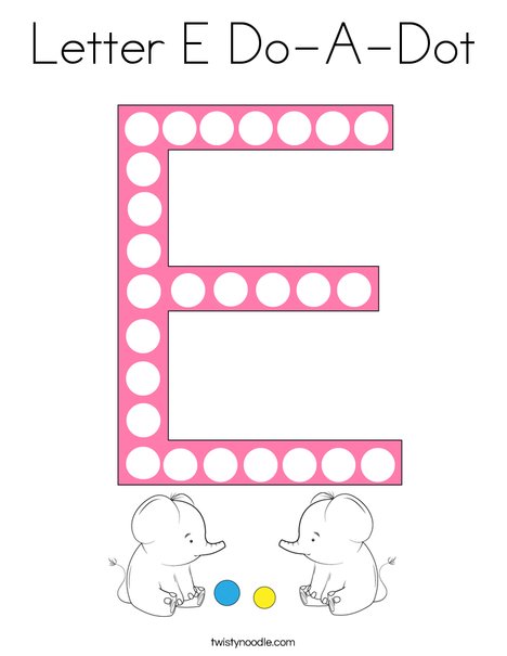 Letter e do