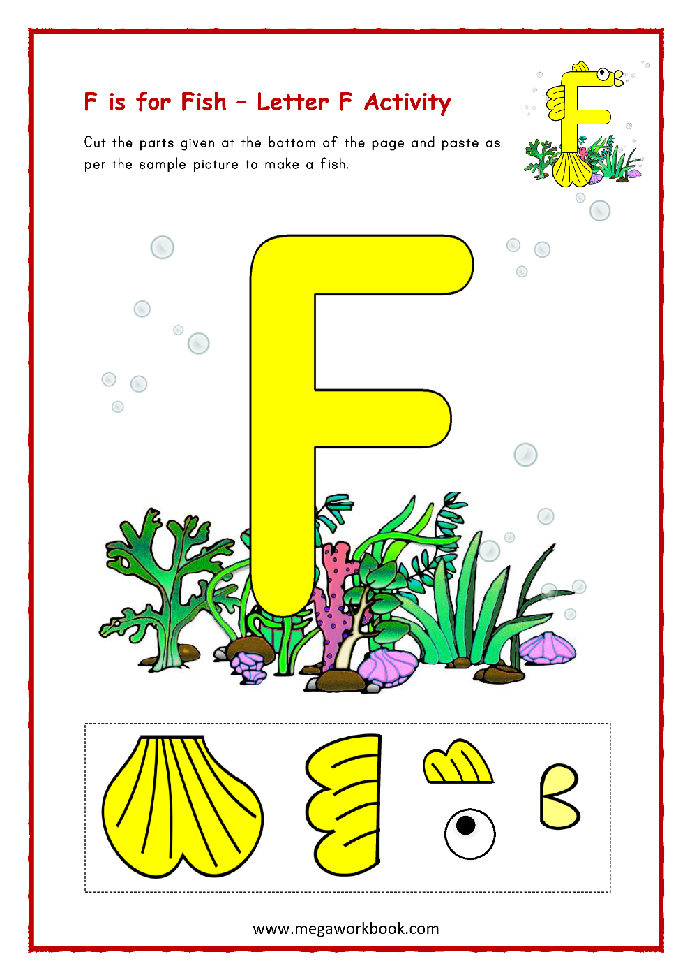 Fantastic letter f worksheets crafts activities for preschool