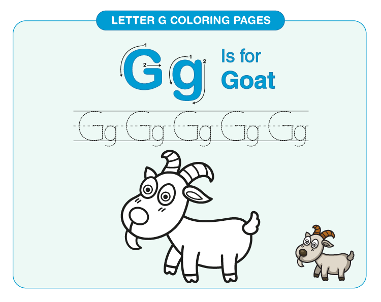 Letter g coloring pages download free printables for kids